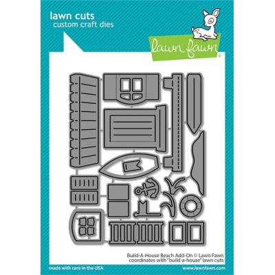 Lawn Fawn Lawn Cuts - Build-A-House Add-On: Beach